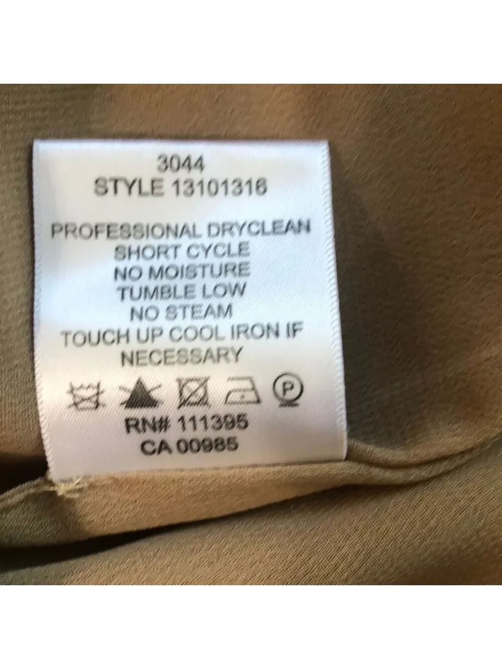 TORY Burch bubble hem pleated pocket skirt SZ 8 Tan